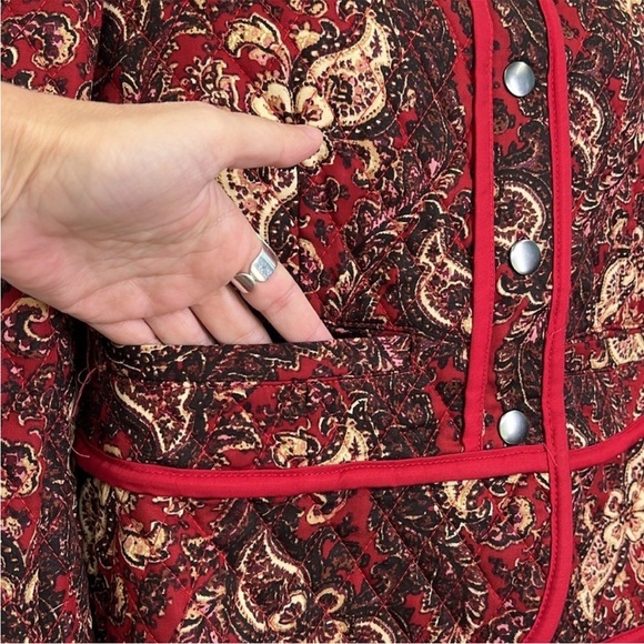 NWT Free People Zoey Floral Printed Snap Closure Quilted Patchwork Jacket XS - Picture 9 of 15